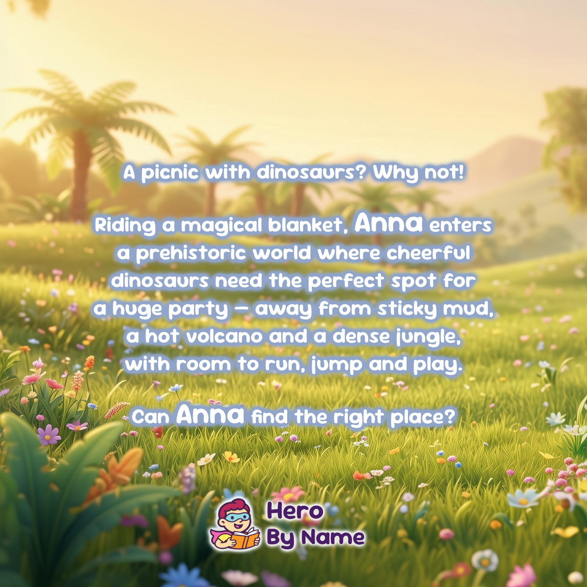 Back cover of A Picnic with the Dinosaurs