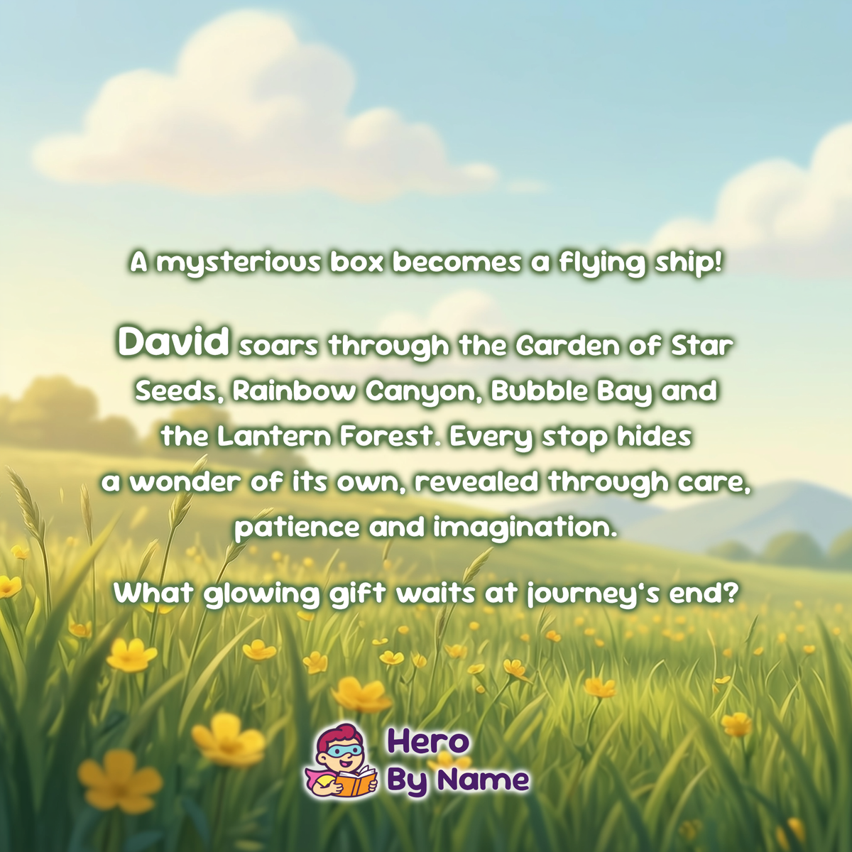 Back cover of The Magic Box