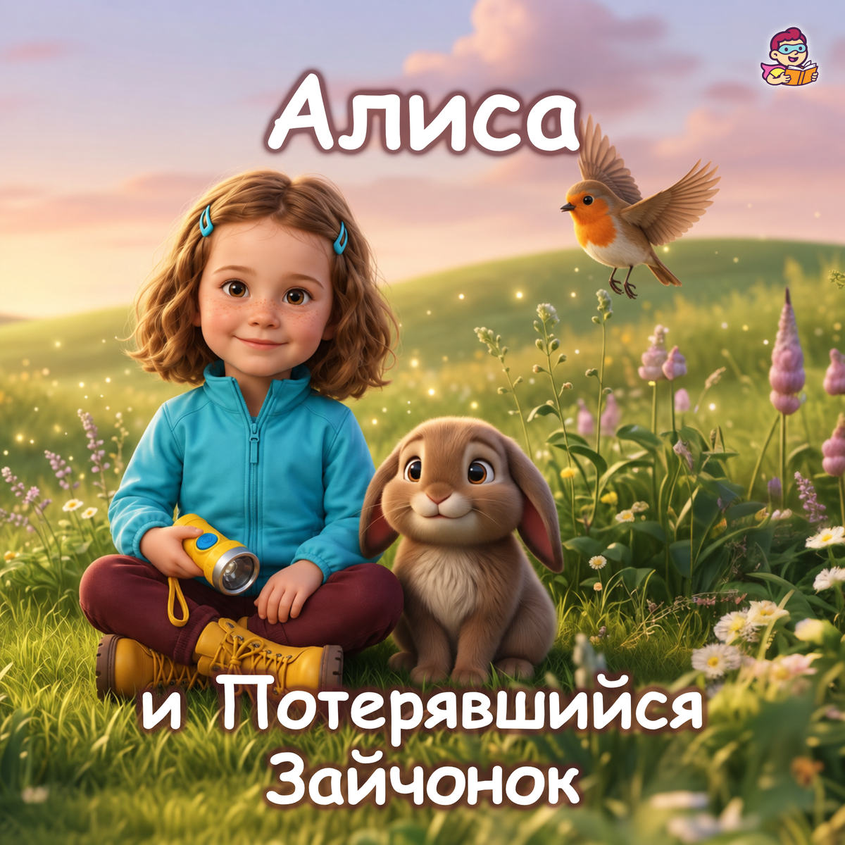 Лицевая обложка книги Потерявшийся Зайчонок