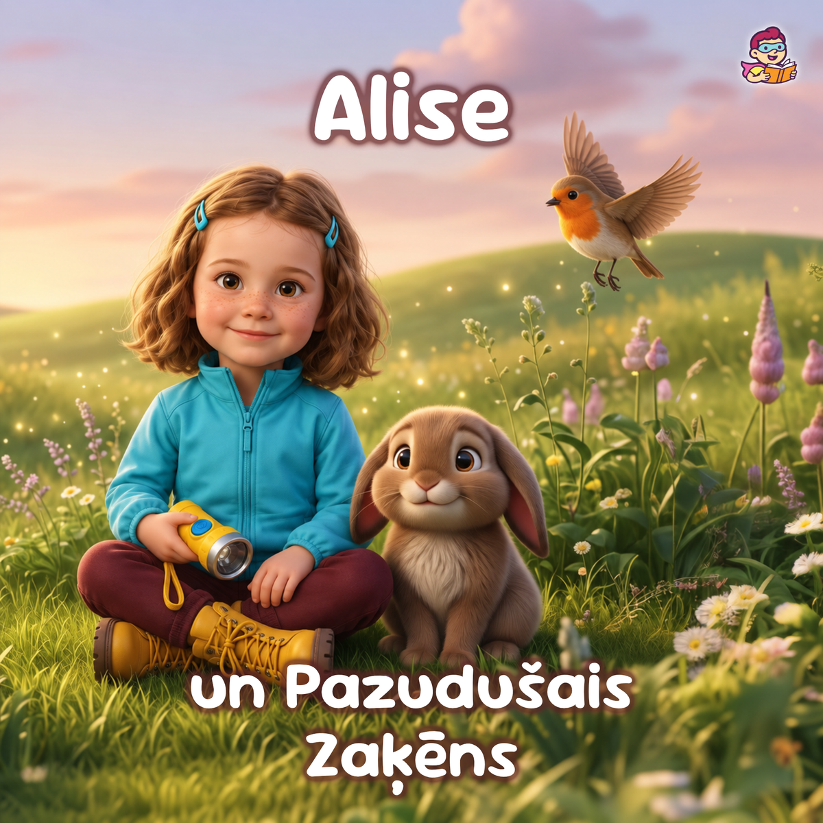 Grāmatas Pazudušais Zaķēns priekšējais vāks