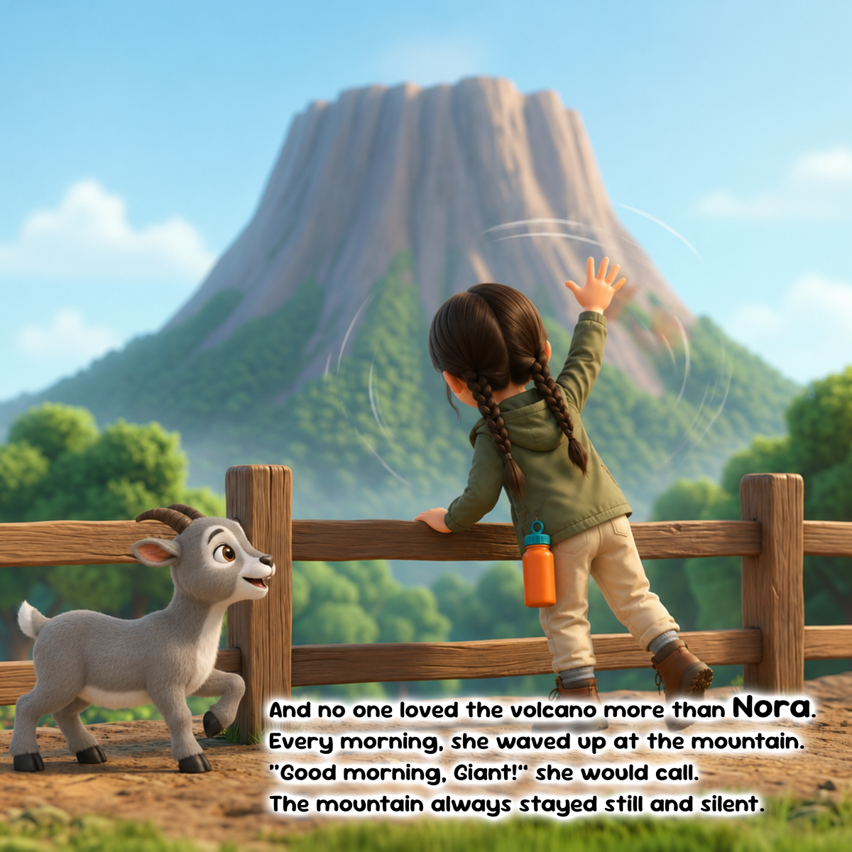 Sample page 3 from The Sleeping Volcano