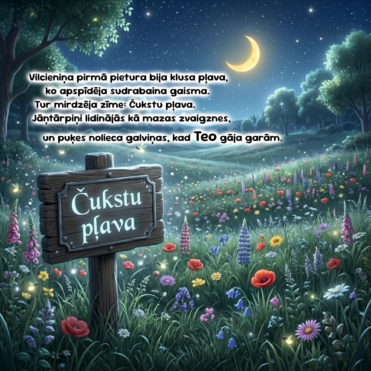 Grāmatas Sapņu Vilciens parauga 3. lappuse