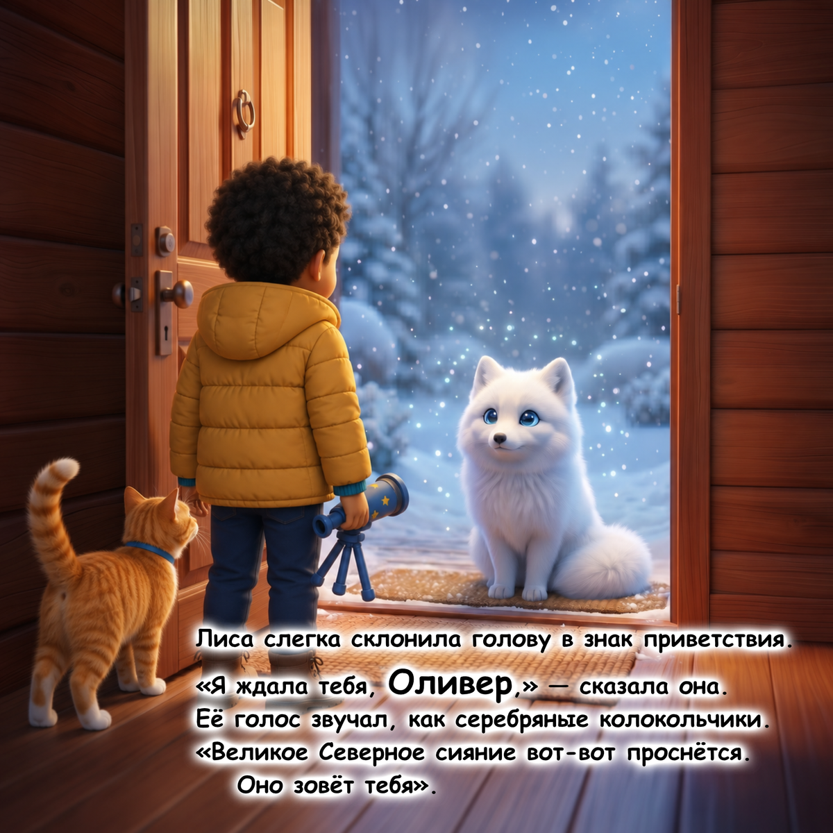 Пример страницы 3 из книги Путешествие к Северному Сиянию