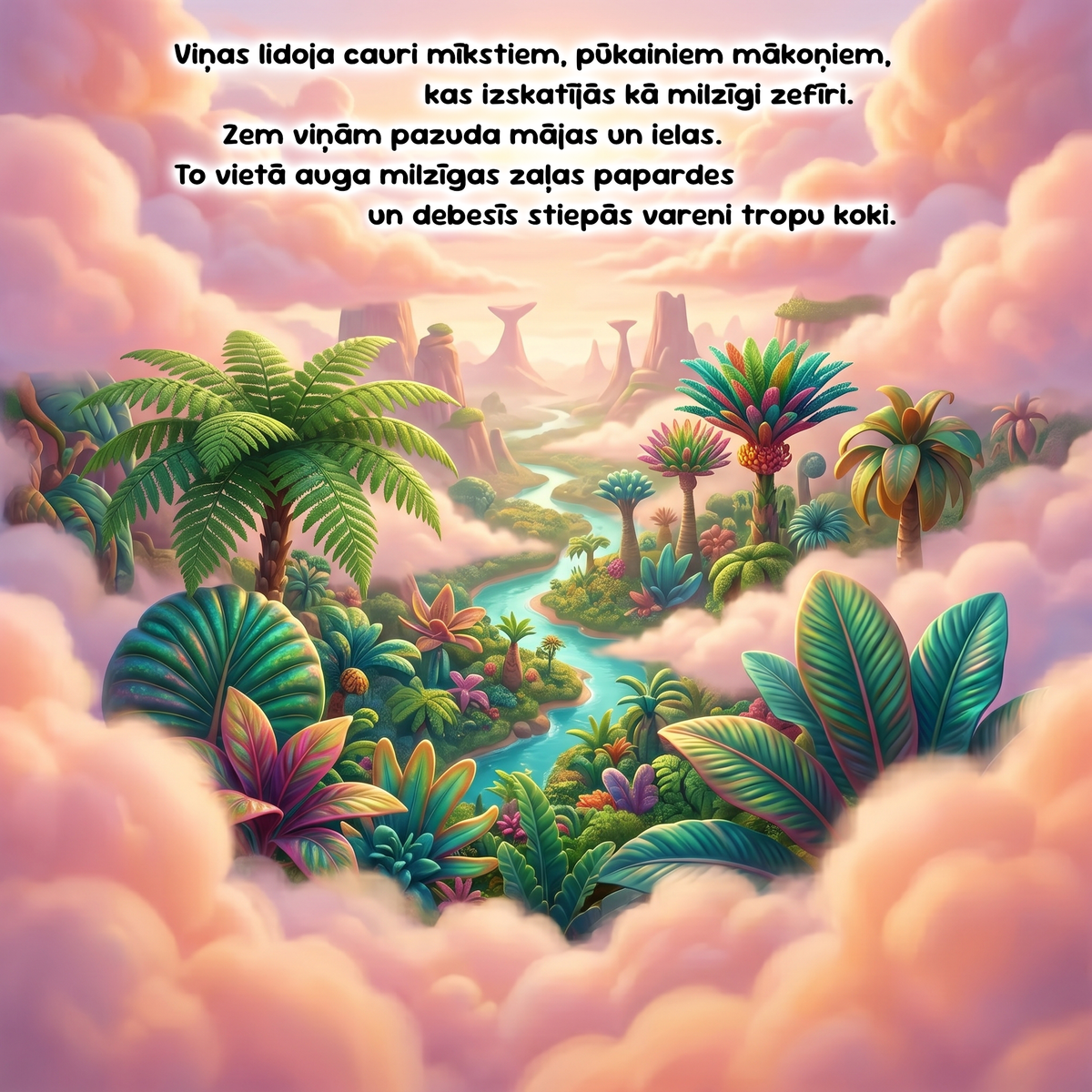 Grāmatas Pikniks ar Dinozauriem parauga 4. lappuse