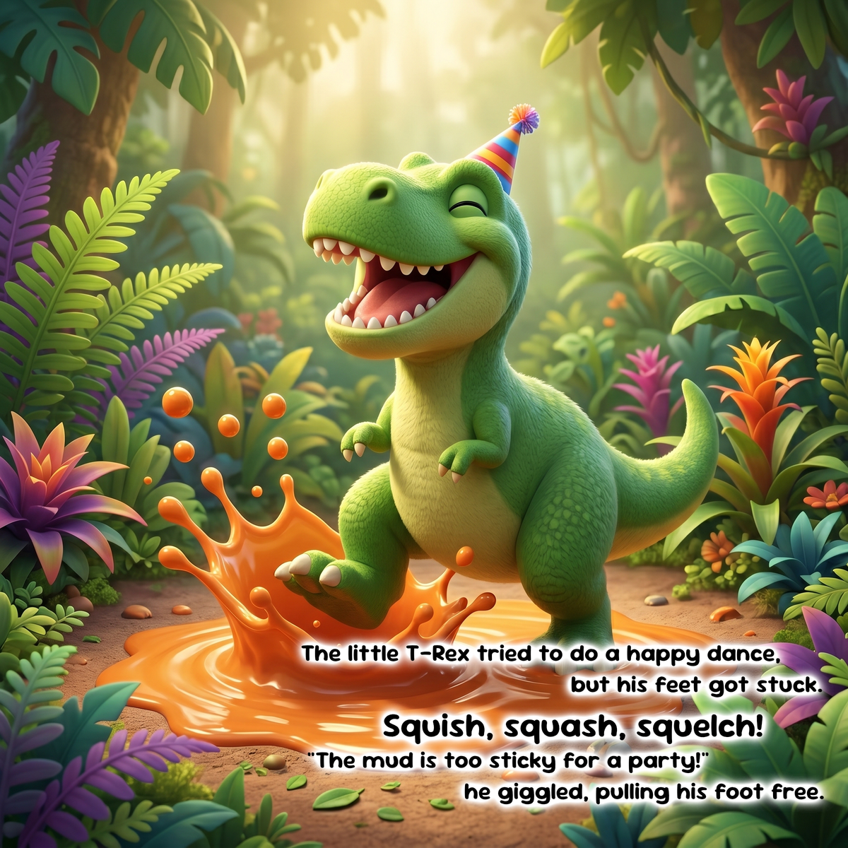 Sample page 5 from A Picnic with the Dinosaurs