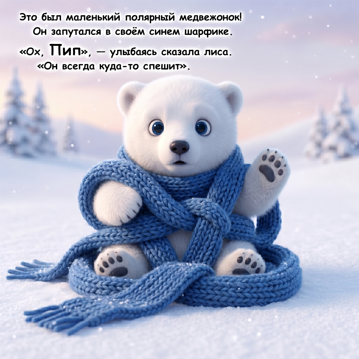 Пример страницы 5 из книги Путешествие к Северному Сиянию