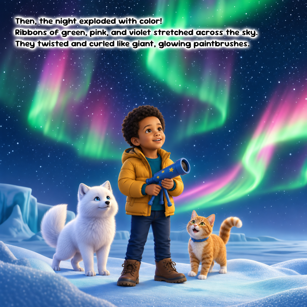 Sample page 7 from A Trip to the Arctic Lights