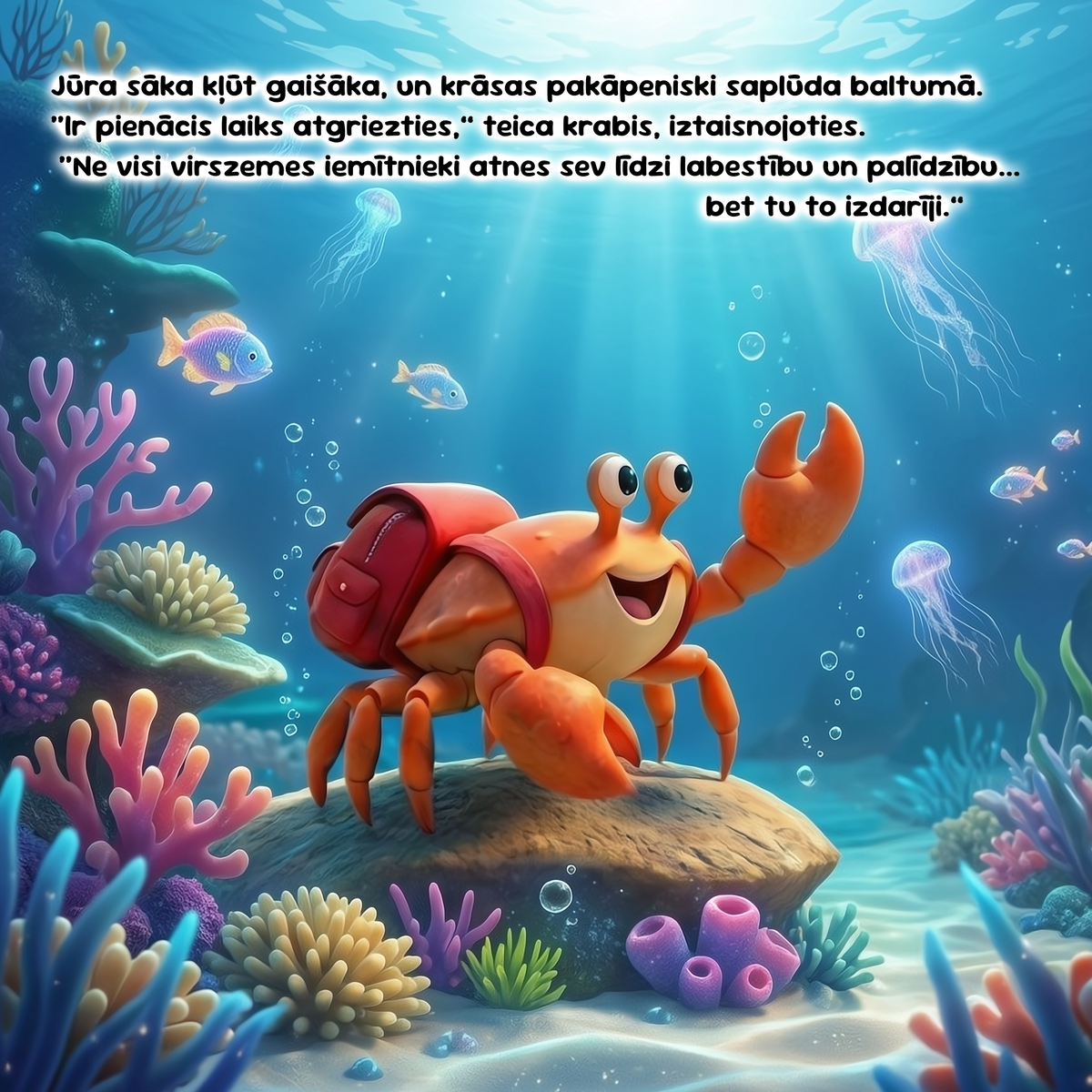 Grāmatas Pazudušie Jūras Dārgumi parauga 7. lappuse