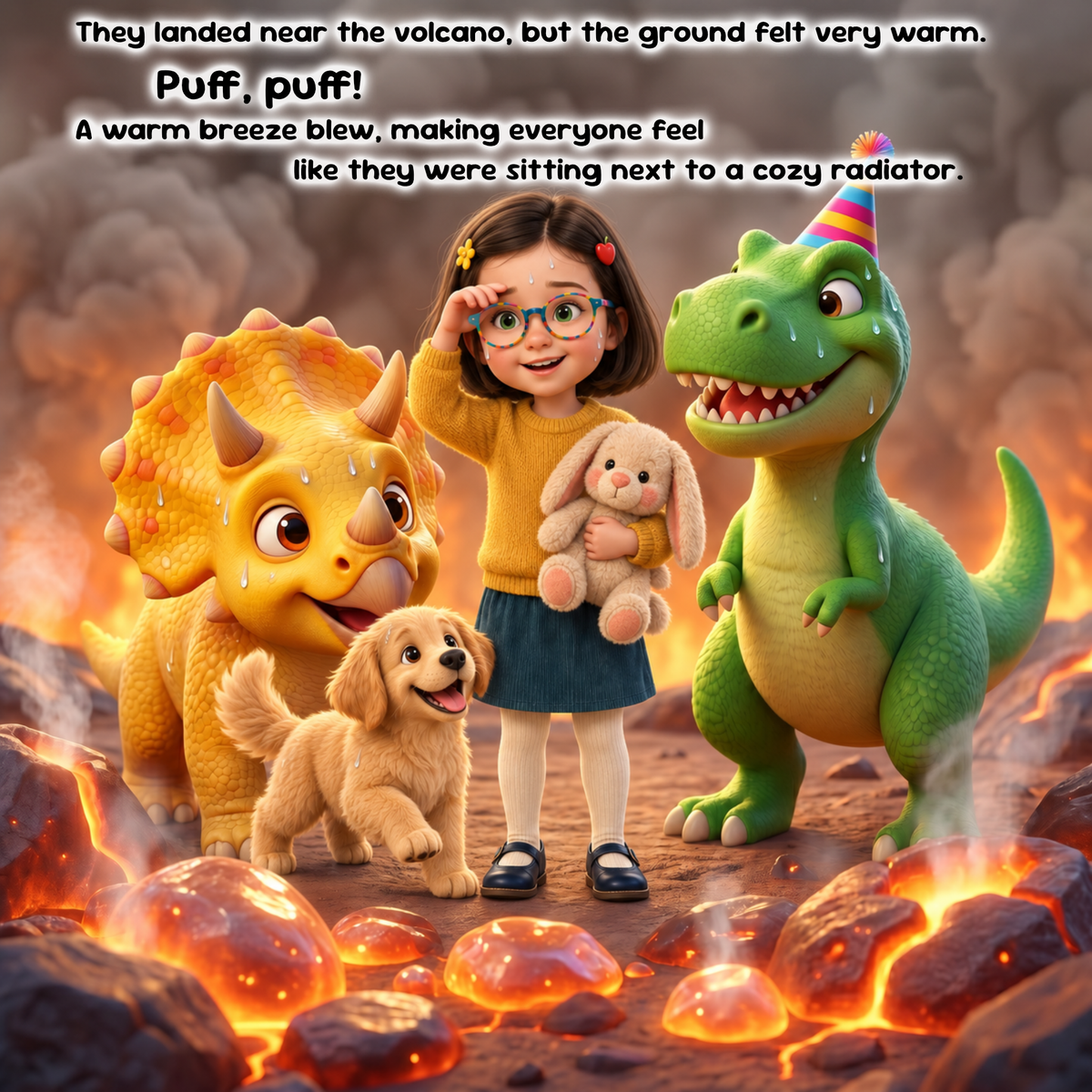 Sample page 8 from A Picnic with the Dinosaurs