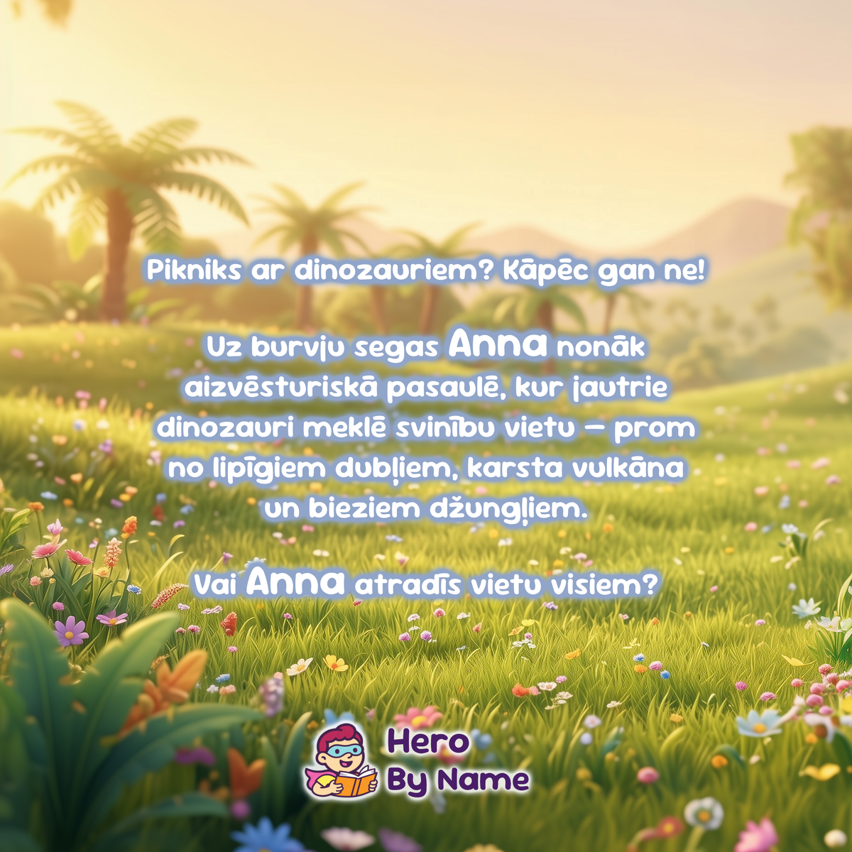 Grāmatas Pikniks ar Dinozauriem aizmugurējais vāks