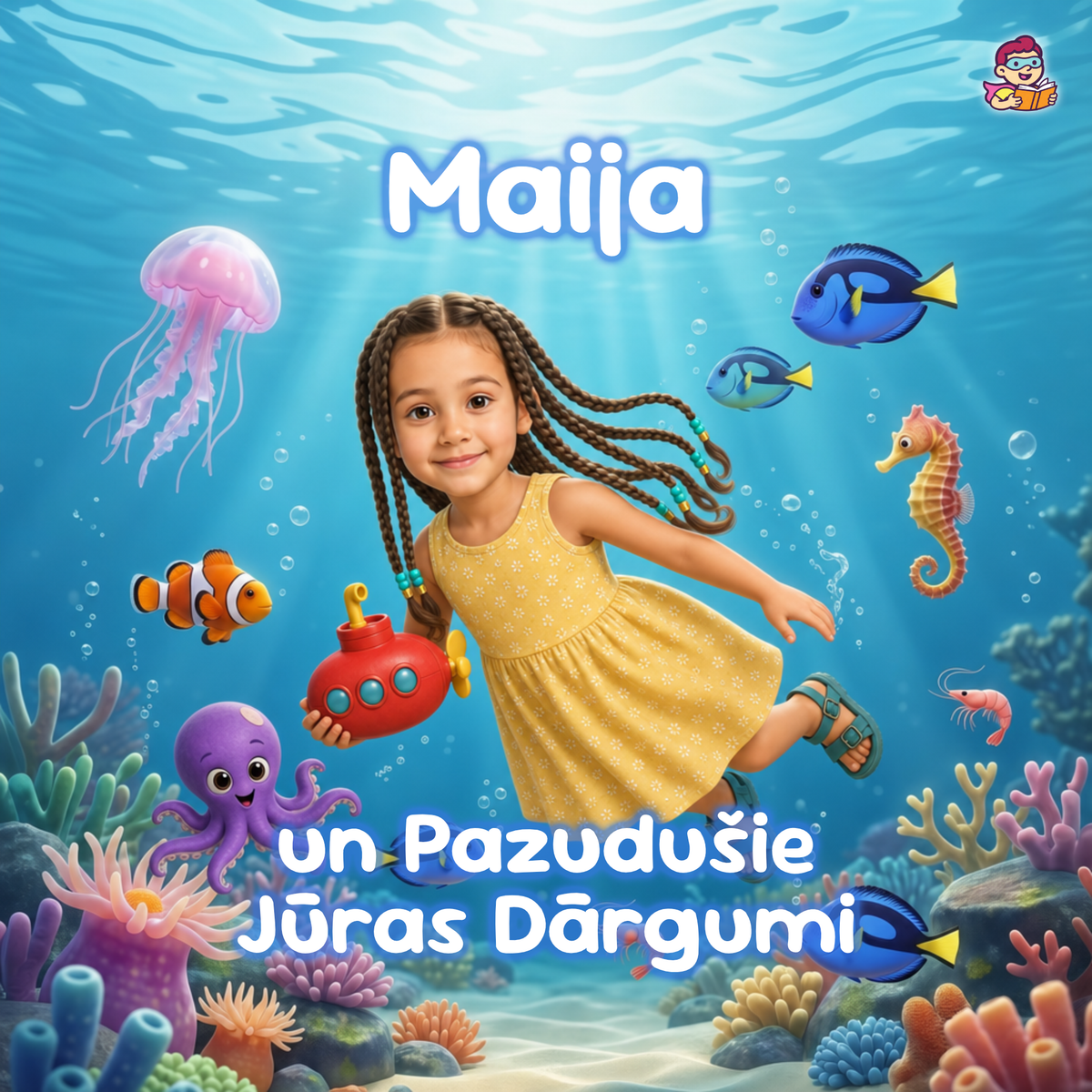 Grāmatas Pazudušie Jūras Dārgumi priekšējais vāks