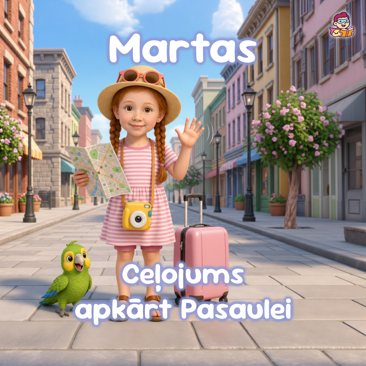 Grāmatas Ceļojums apkārt Pasaulei  priekšējais vāks