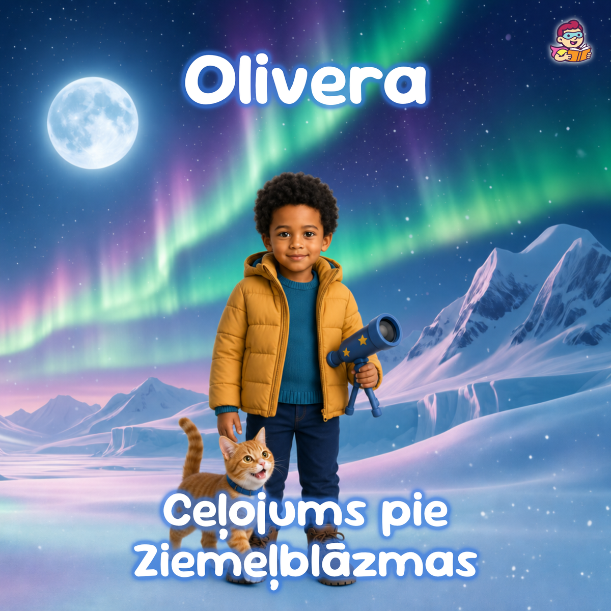 Grāmatas Ceļojums pie Ziemeļblāzmas priekšējais vāks