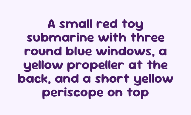 Sample favorite object used to personalize The Lost Treasures of the Sea