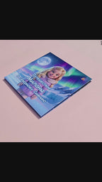 Video preview of the personalized children's book "Child's Trip to Arctic Lights" showcasing the book's pages.