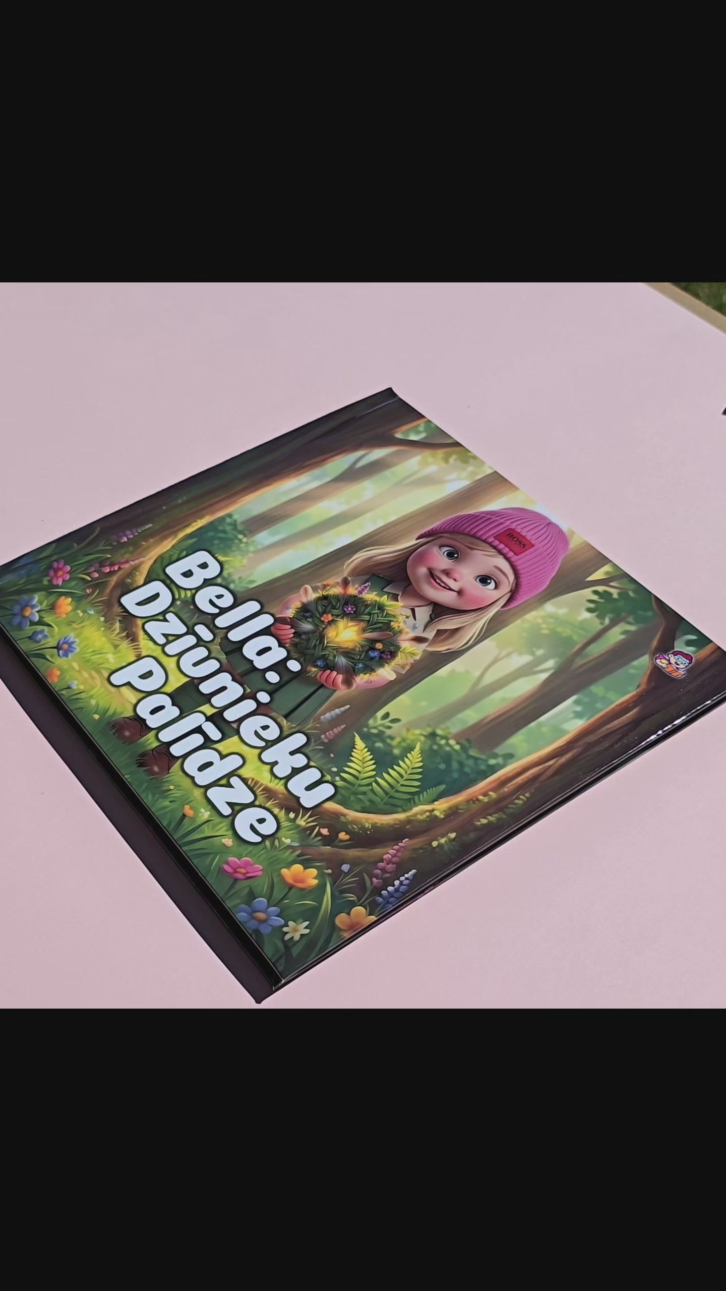 Video preview of the personalized children's book "Child: Animal Helper" showcasing the book's pages.