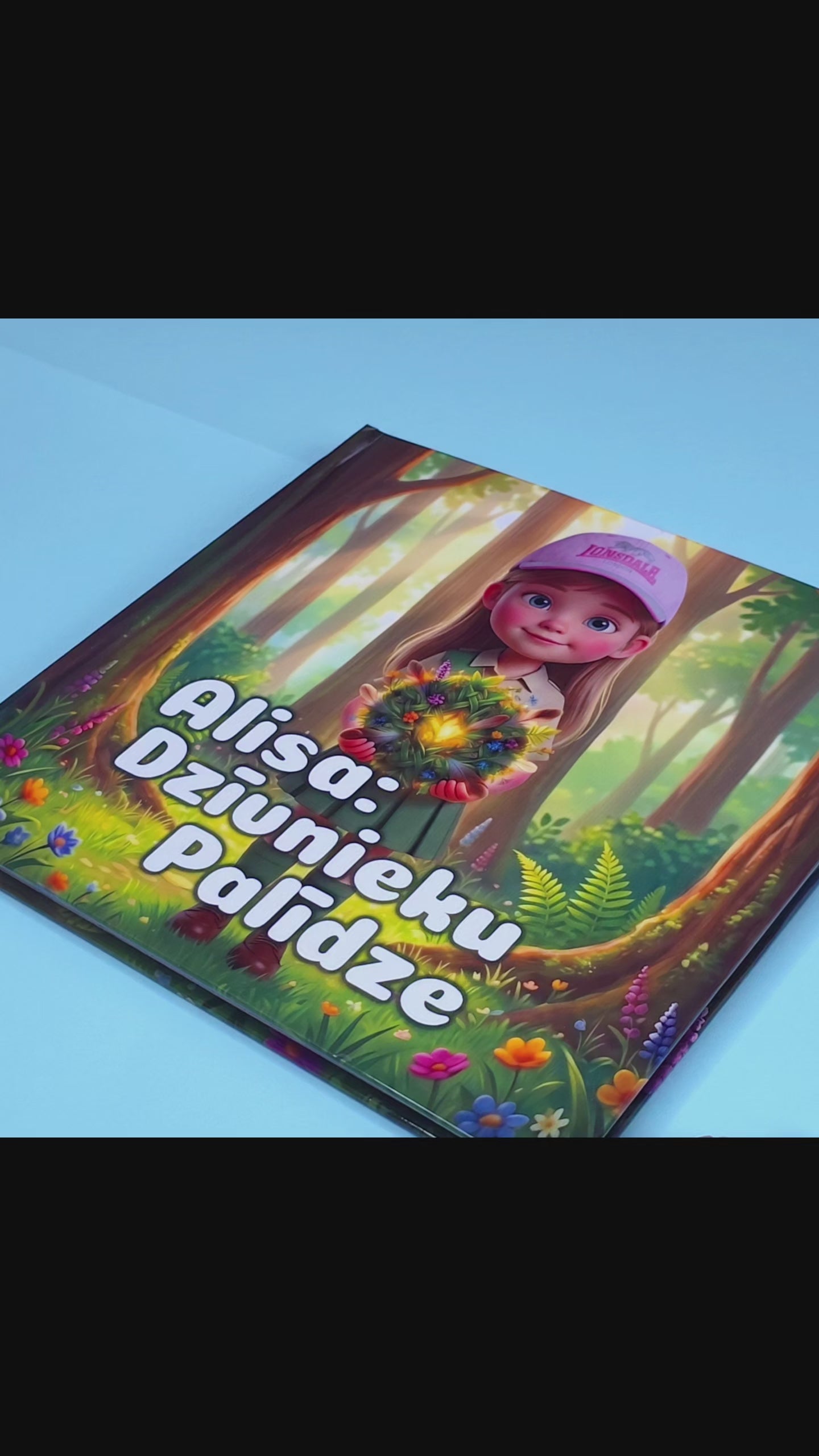Video preview of the personalized children's book "Child: Animal Helper" showcasing the book's pages.