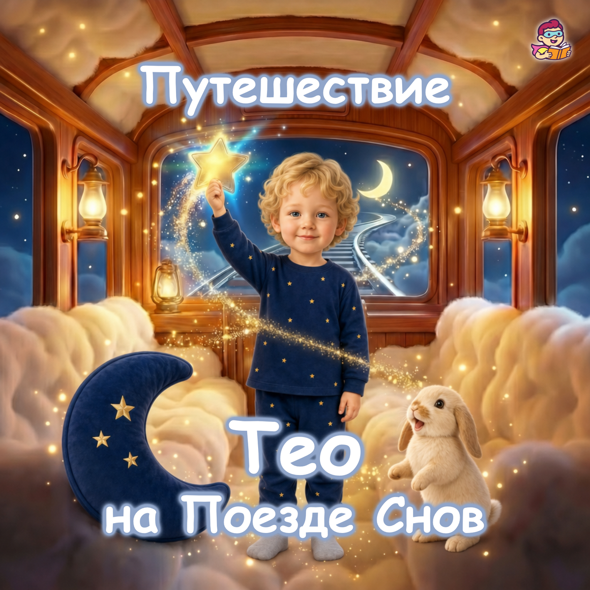Лицевая обложка книги Приключение на Поезде Снов