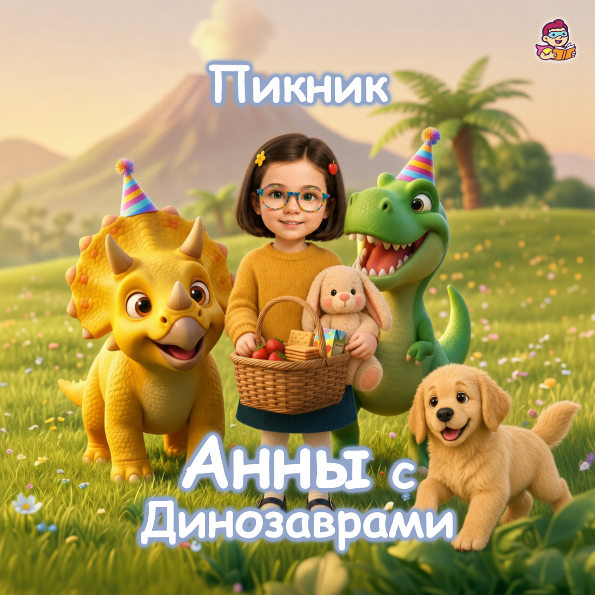 Лицевая обложка книги Пикник с Динозаврами